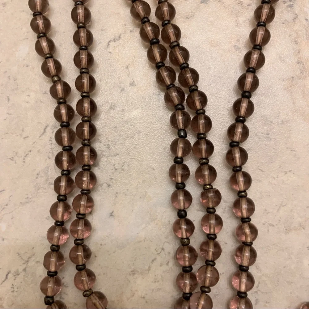 4/$15 bead purple chain